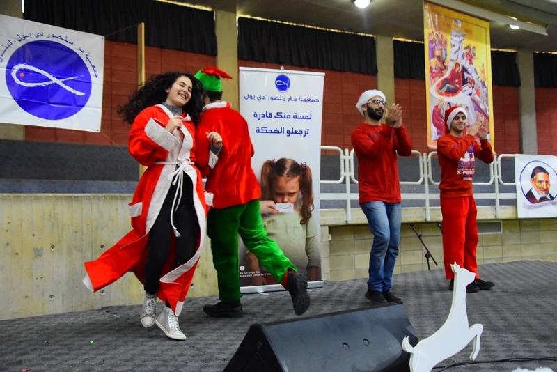 Saint Vincent de paul celebrating Christmas at Jesus & Mary school